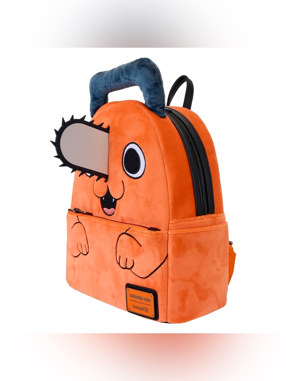loungefly — chainsaw man pochita plush mini backpack